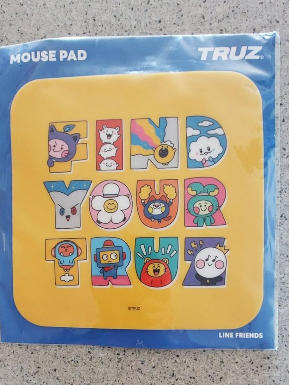 NEW in package Treasure TRUZ Line Friends Anime Computer Mouse Pad